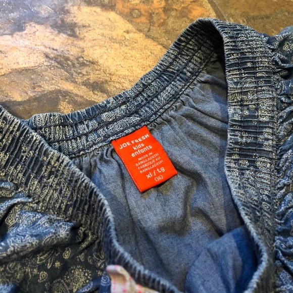 Paisley Blue Patterned Kids Skirt - Picture 5 of 5